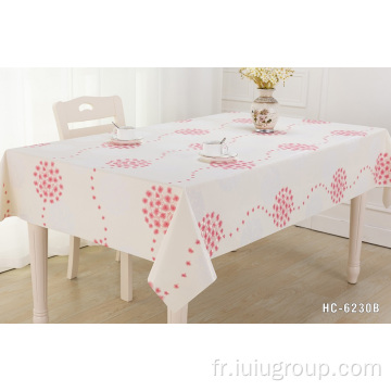 Nappe en PVC de belle décoration en relief de gros OEM